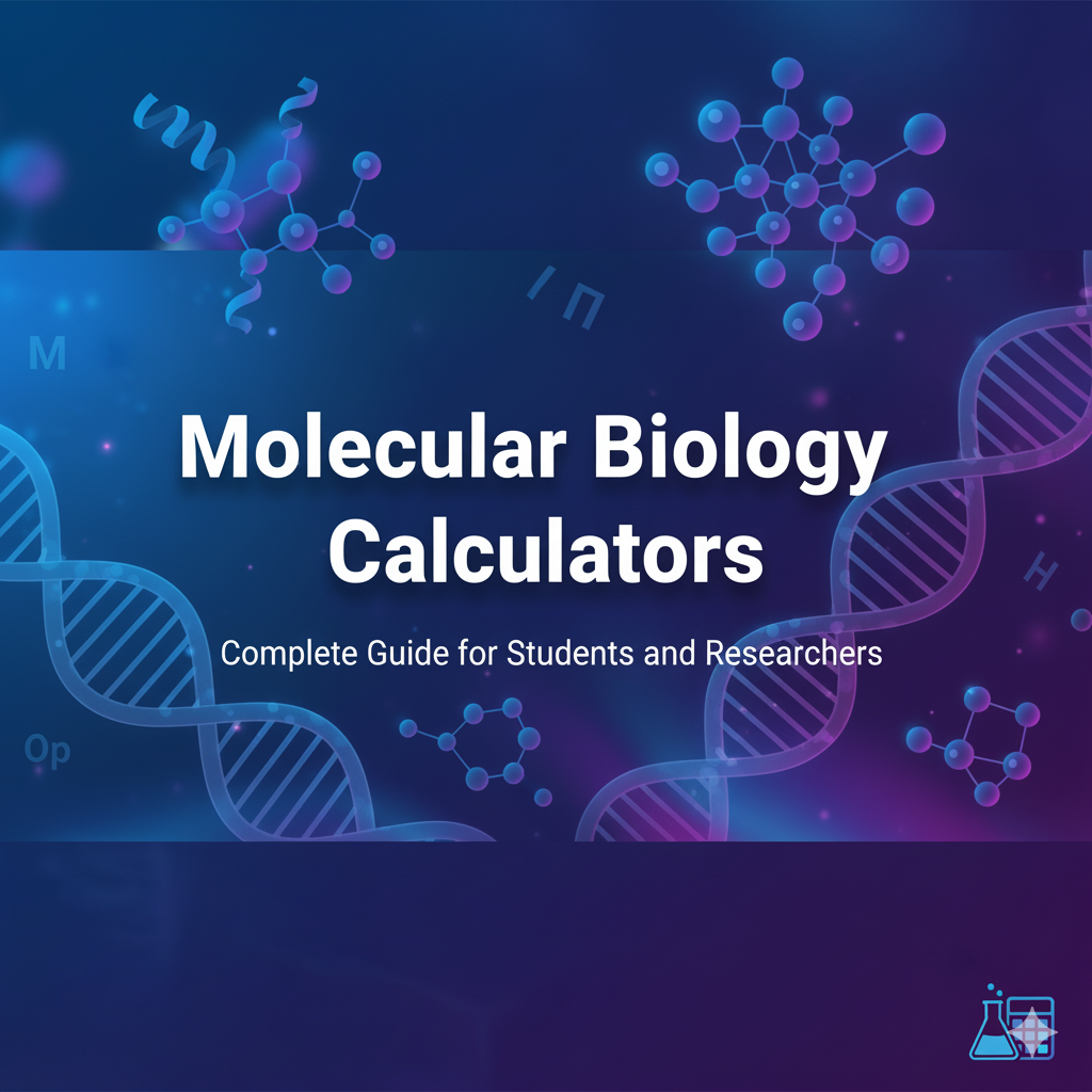 Molecular Biology Calculators