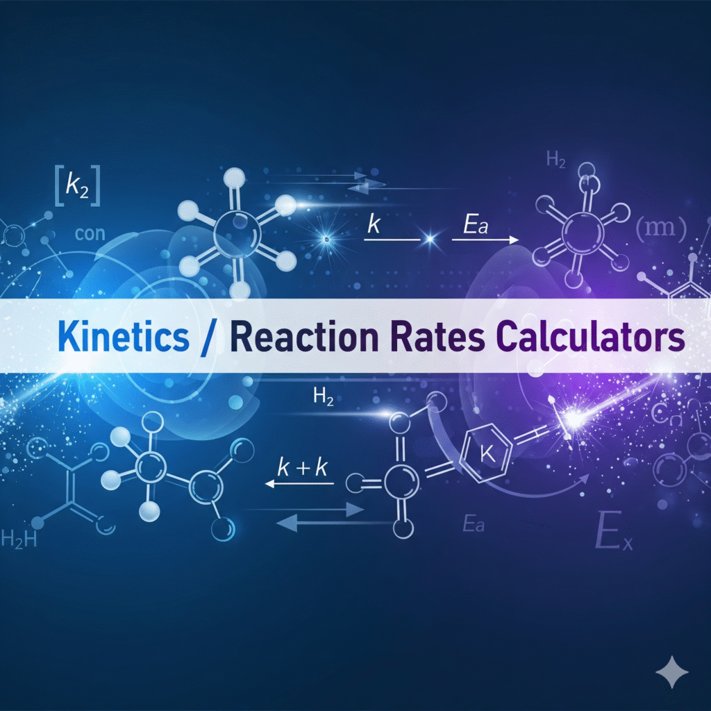 Kinetics / Reaction Rates Calculators
