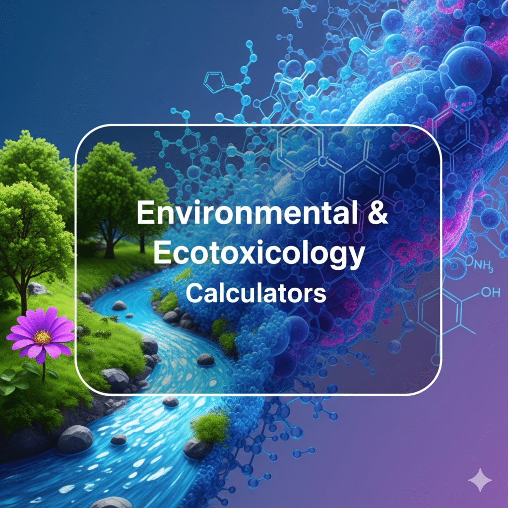 Environmental & Ecotoxicology Calculators