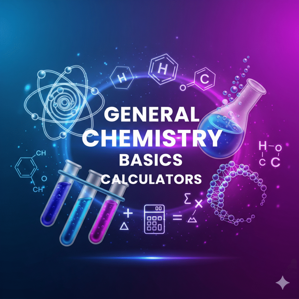General Chemistry Basics Calculators