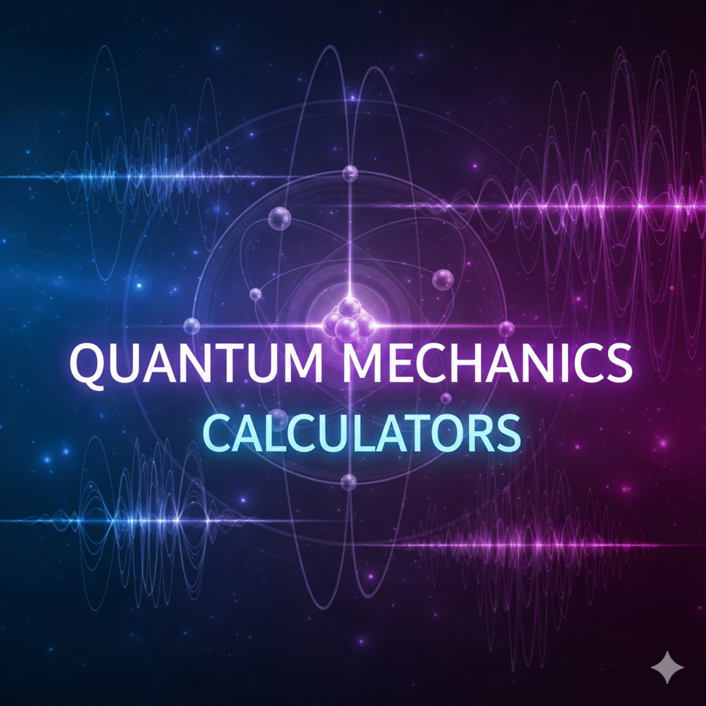 Quantum Mechanics Calculators