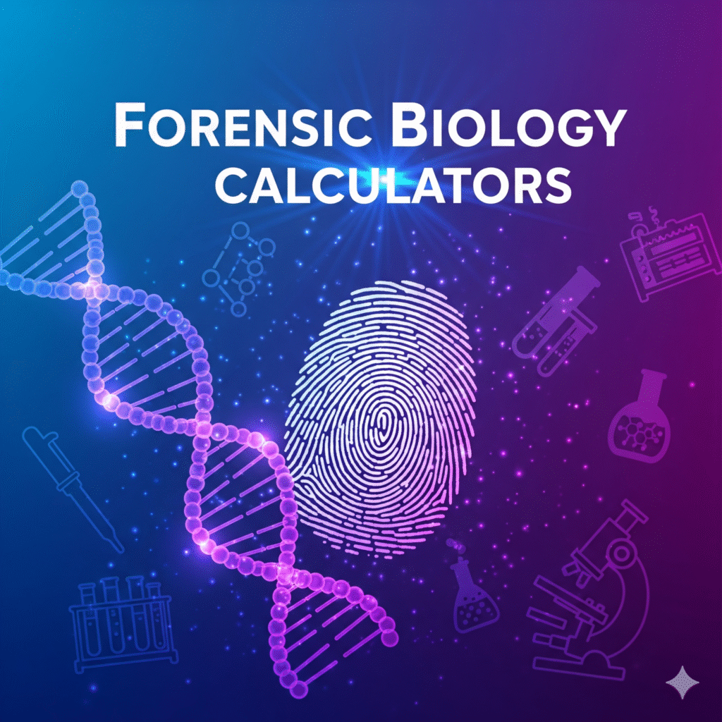 Forensic Biology Calculators