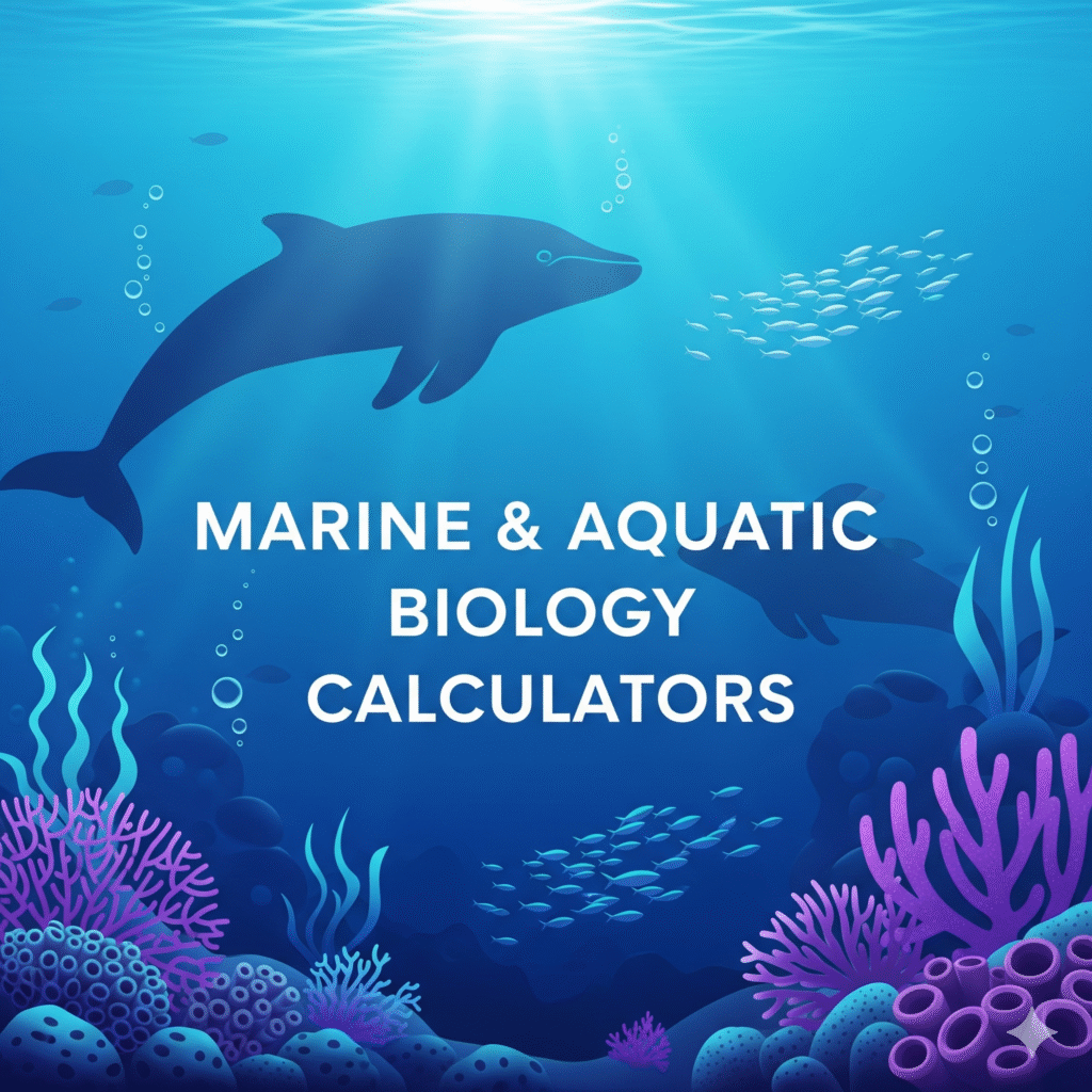 Marine & Aquatic Biology Calculators